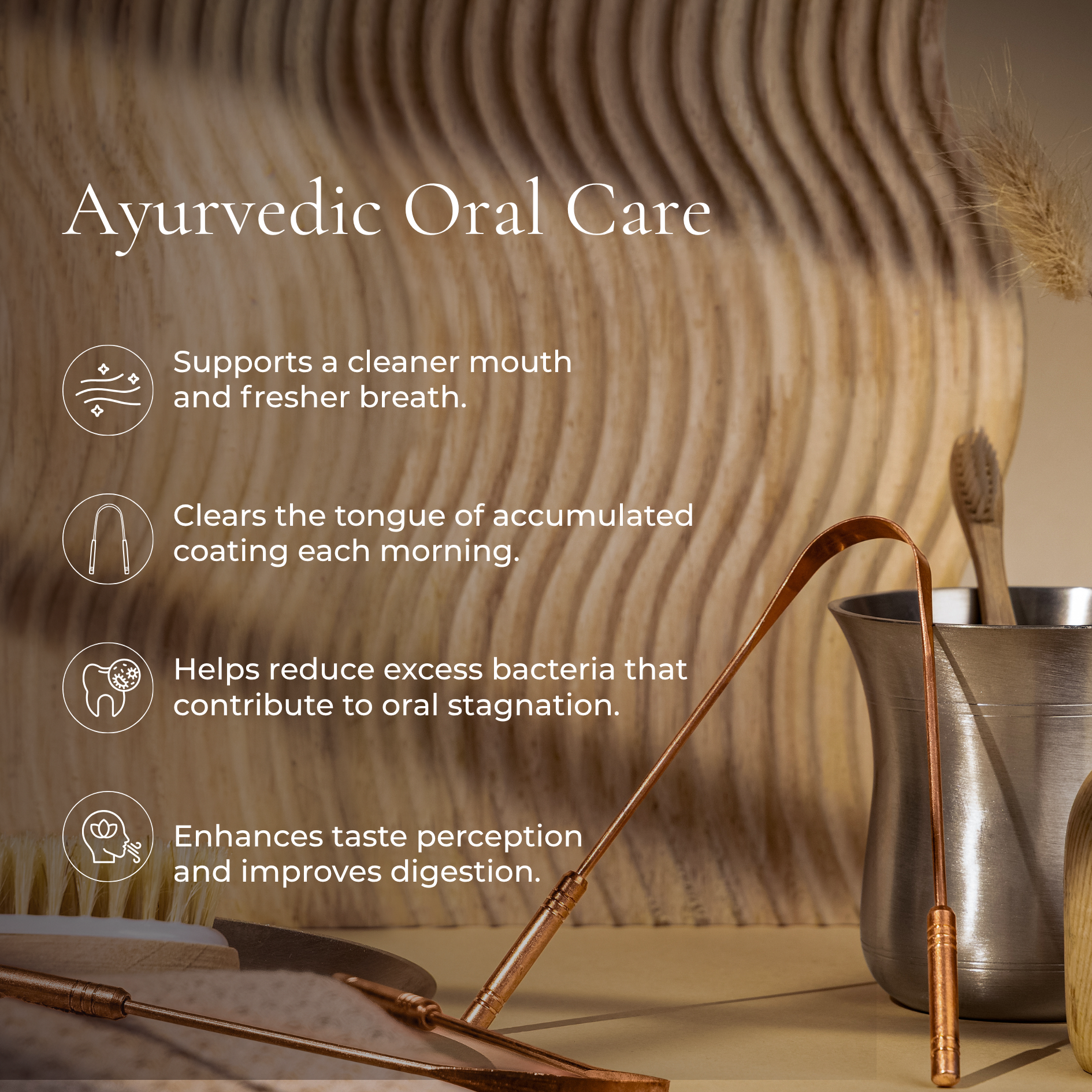 Ayurvedic Copper Tongue Cleaner