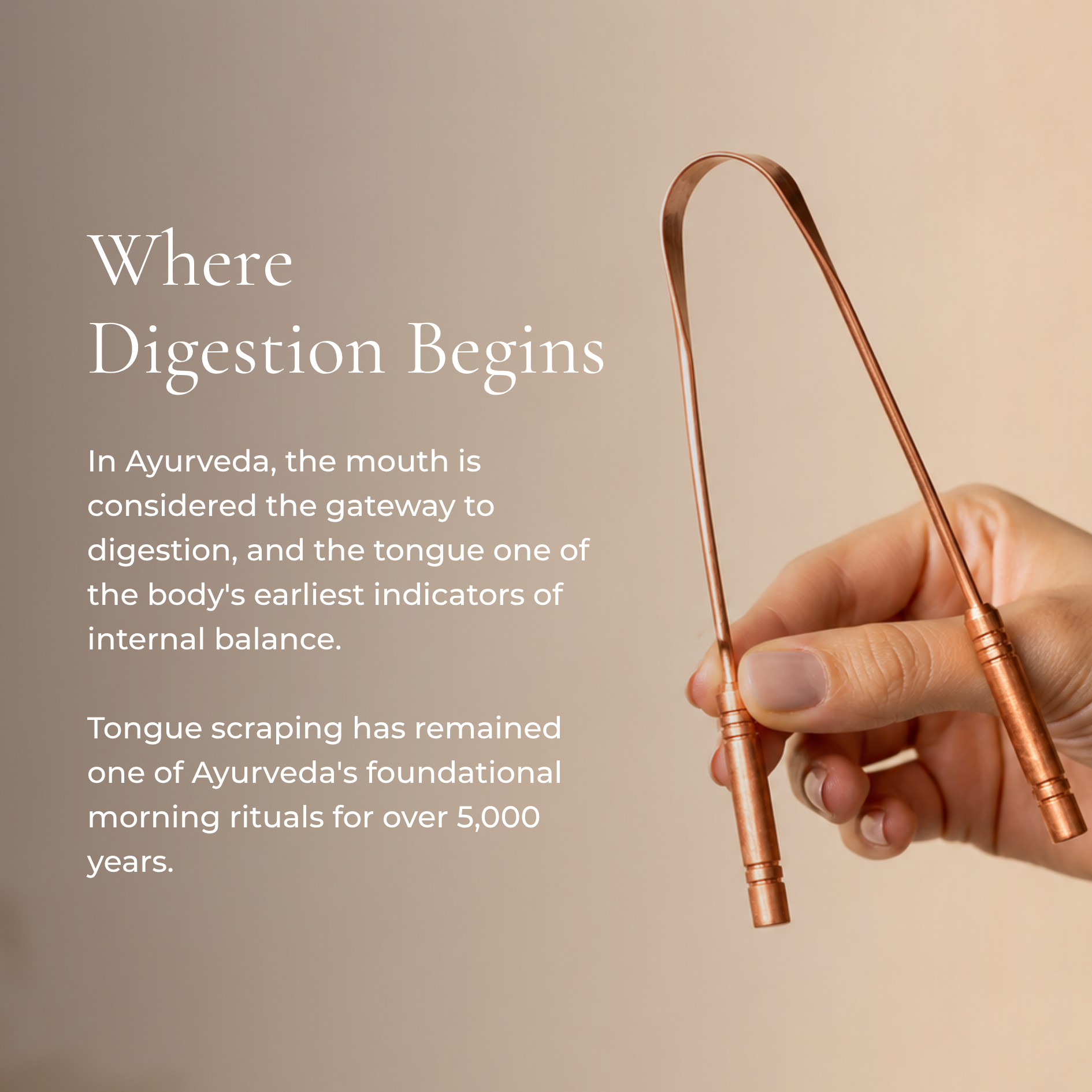 Ayurvedic Copper Tongue Cleaner