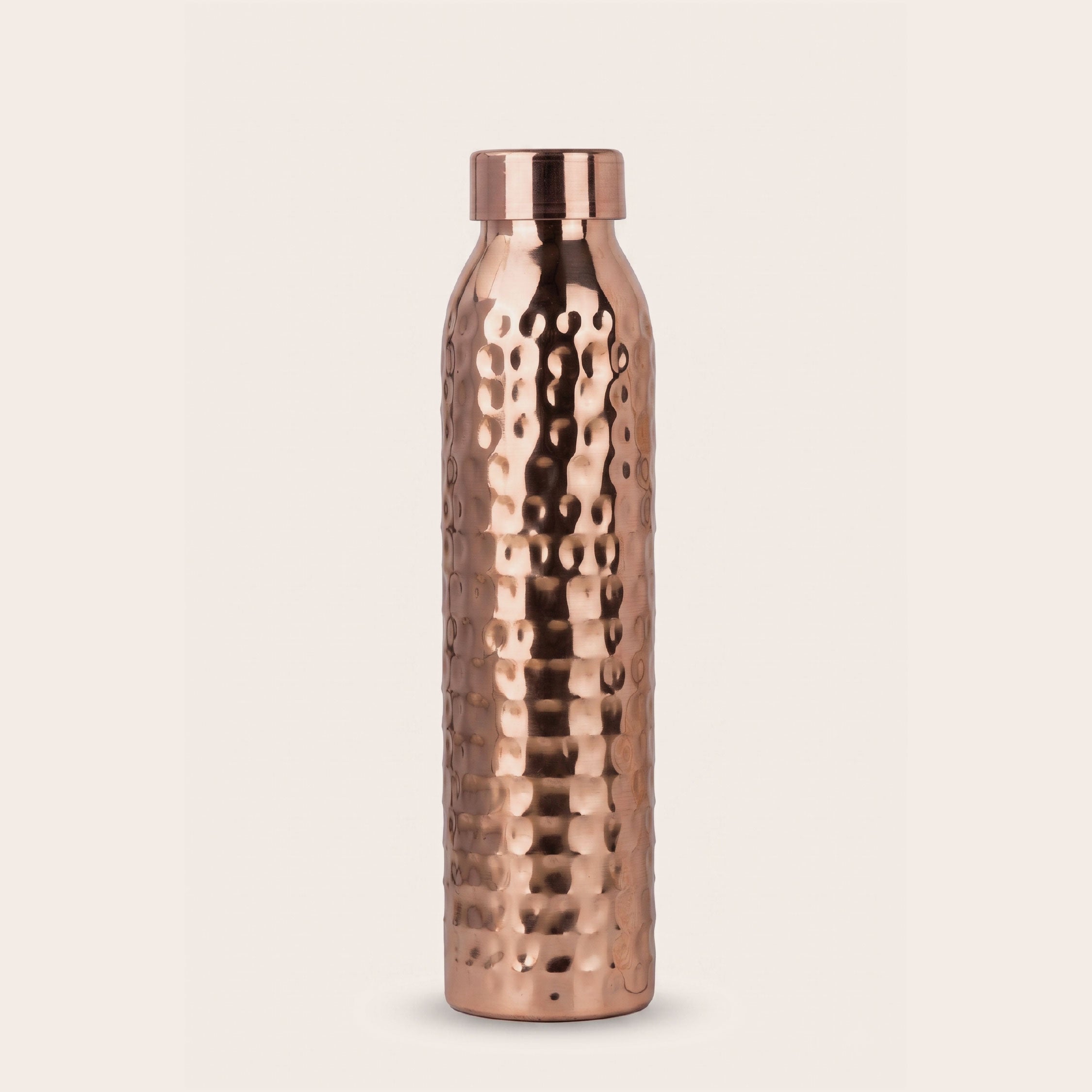 100% Pure Copper Bottle - Hammered