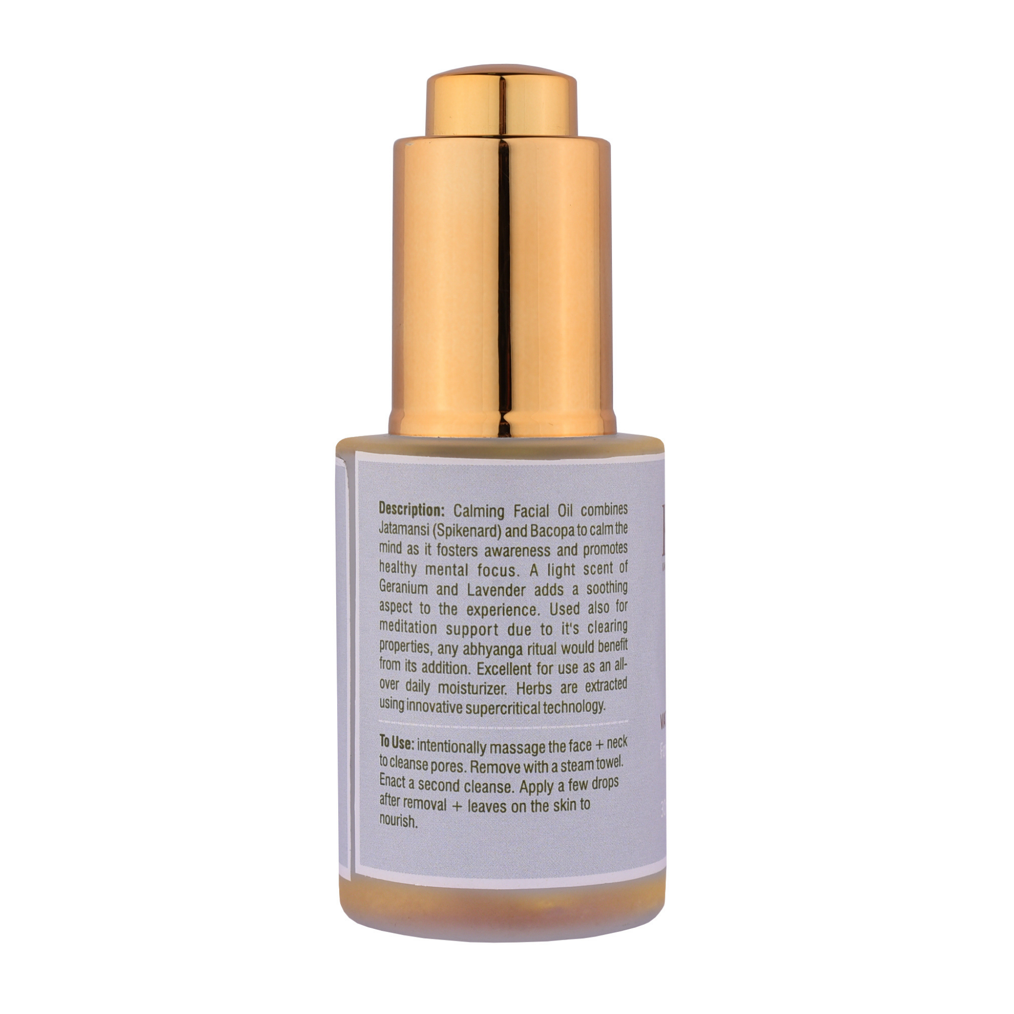 30ML VATA - CALMING FACIAL OIL - Kansa Organics