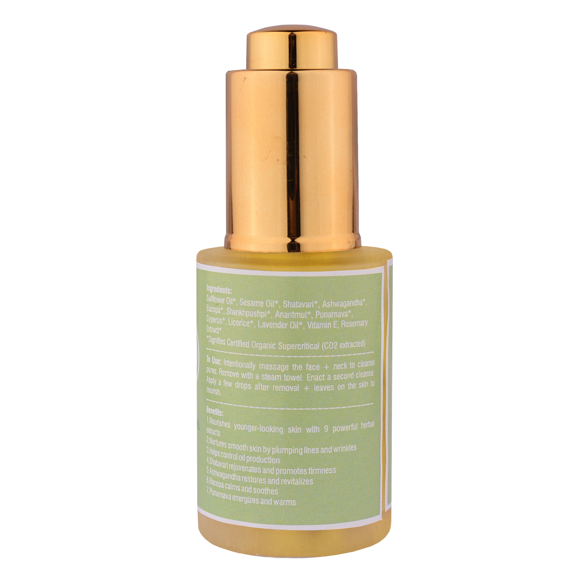 30ML TRIDOSHIC BRIGHTENING FACIAL OIL - Kansa Organics