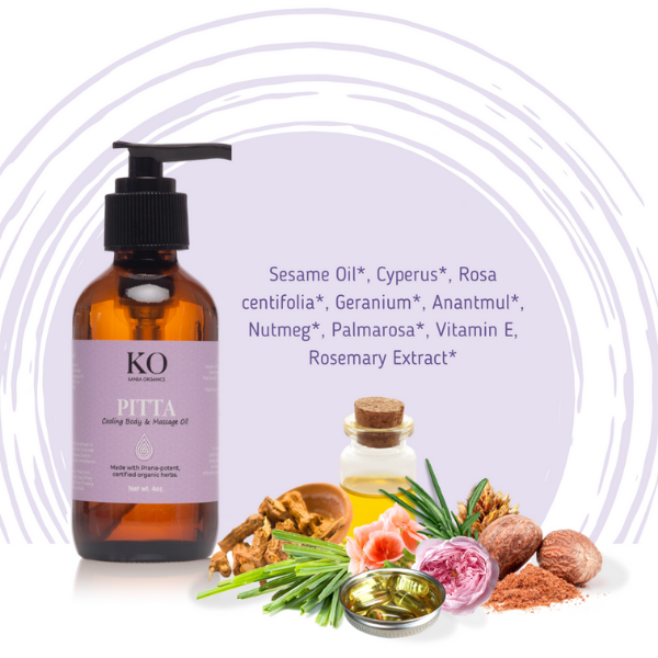PITTA - THE COOLING BODY & MASSAGE OIL