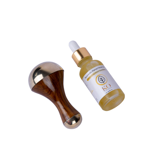 Small double sided wand W Kansa oil