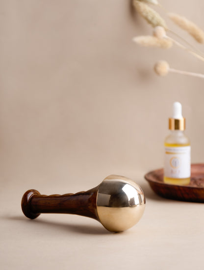 Small double sided wand W Kansa oil