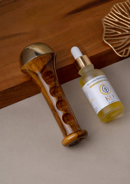 Small double sided wand W Kansa oil