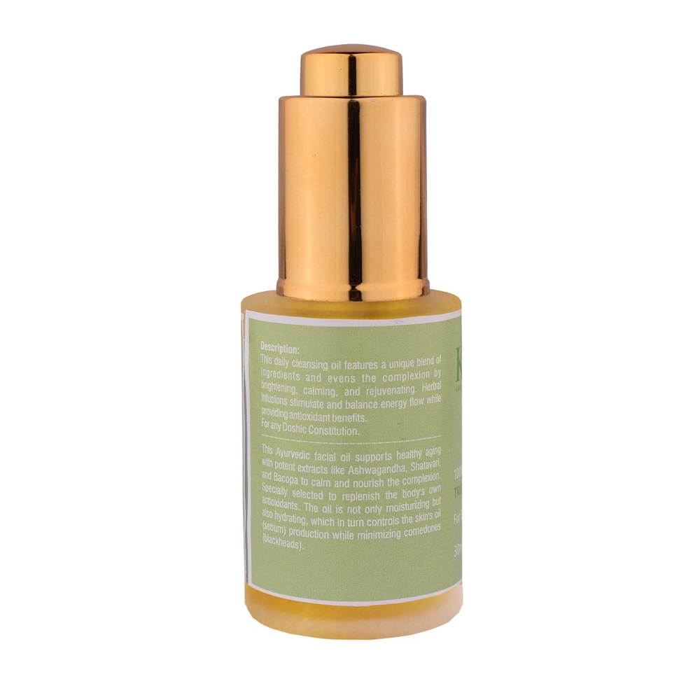 30ML TRIDOSHIC BRIGHTENING FACIAL OIL - Kansa Organics