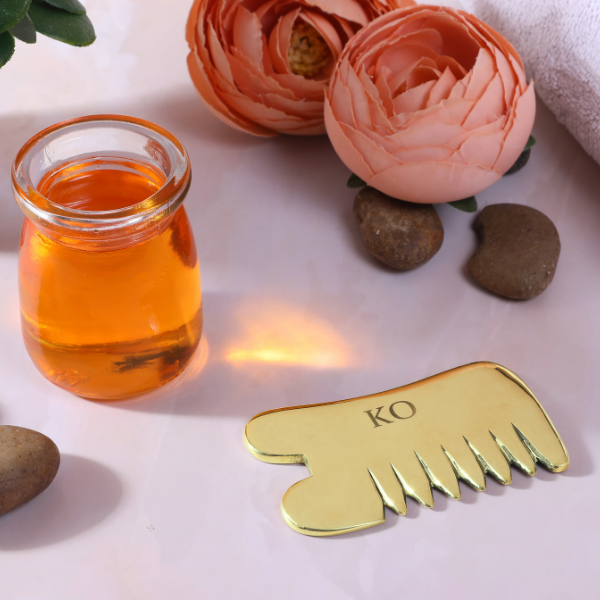Kansa Gua Sha Comb - Kansa Organics