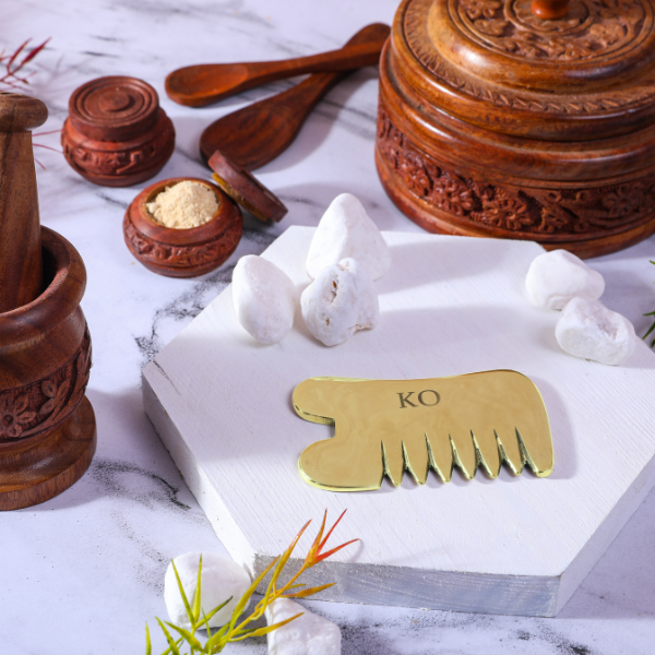 Kansa Gua Sha Comb - Kansa Organics
