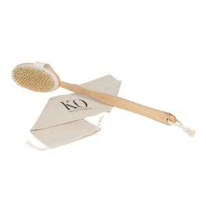 Garshana Dry Brush (detachable 16" handle) - Kansa Organics